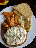 Chicken Fried Steak with Eggs